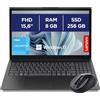 Lenovo Notebook V15 Notebook 15,6 FHD Intel N4500 RAM 8GB DDR4 256GB SSD M 2