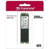‎Transcend Transcend SSD MTE115S M.2 2280 PCIe Gen3 x4 NVMe da 250 GB, memoria 3D NAND, bas
