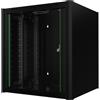 Lanview LOGON RWM12U56BL rack 12U Da parete Nero (19" 12U Rack Wall Mount 600 - x 560 x