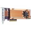 QNAP QM2-4P-384 scheda di interfaccia e adattatore Interno PCIe [QM2-4P-384]
