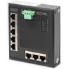‎DIGITUS DIGITUS Flat Network Switch - 8-port gigabit Ethernet - DIN rail mounting - term