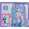 Wallhack SP-005 Hatsune Miku OS tappetino per mouse in vetro in mano dal Giap...