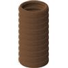 Specora - Elastico per capelli Classic senza cuciture, marrone, confezione da 10 pezzi, 4 cm, senza cuciture, elastico e delicato sui capelli