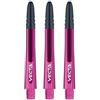 WINMAU Asta del dardo - Vecta Policarbonato Steli di Freccette - 1 Set per Confezione (3 Freccette Aste in Totale) - Accessori Professionali per Freccette - Rosa e Nero Aste Medie
