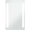 vidaXL Specchio da parete per bagno con LED 60x100 cm