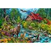 CARUNO COBBLE HILL Red Roof Cottage Puzzle 2000 Teile