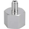 Duokon Adattatore CO2 in Lega di Zinco Mini Regolatore Homebrew Beer Corny Keg 6acme-6g A 3/8-24unf