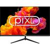 piXL CM32F4 Monitor PC 81,3 cm [32] 1920 x 1080 Pixel Full HD LCD Nero (piXL CM32F4 32 Inch Frameless Monitor, Widescreen IPS LCD Panel, Full HD 1920x1080, 4ms Response Time, 60Hz Refresh, Display Po