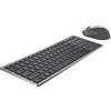 DELL KM7120W teclado (INGLES) + RATÃ"N RF Wireless + Bluetooth QWERTY Gris, Titanio