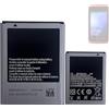 HIGHAKKU Batteria di ricambio EB484659VU compatibile con Galaxy Xcover (S5690), Galaxy W (i8150), Wave 3 (S8600)