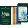 Faber-Castell 117512 Albrecht Dürer Matite Acquerellabili, Barattolo con 12 Matite, Mina da 3,8 mm, Set Matite Colorate Professionali con Pigmenti Idrosolubili che si Trasformano con Poche Pennellate