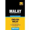 Victor Pogadaev Malay Vocabulary for English Speakers - 3000 Words (Tascabile)