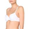 Nur Die Reggiseno T-Shirt con Leggero Push-Up con Ferretto, Coppe Morbide Imbottite Lisce, Senza Cuciture Seamless, Scollo a V, Morbida Microfibra da Donna