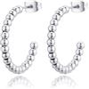 S'Agapõ Orecchini Donna, Orecchini a Cerchio in Acciaio | Collezione Chunky - SHK39
