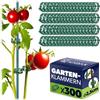 KADAX Clip per pomodoro, diametro 2,5 cm, 300 pezzi, clip per piante in plastica, per pomodori, cetrioli e piante rampicanti, clip da giardino