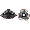 EBTOOLS Frizione Mini Quad Adatto per Mini Pocket Bike Clutch,6 Teeth Clutch Drum Pad Gear Box Kit Replacement for 47 Mini Moto Quad Pocket Bike