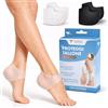 SURUS EQUIPMENT Copritalloni in Silicone Morbido Antisfregamento e Anti Vesciche, Protezione Tallone Ammortizzante, Lavabili e Riutilizzabili, Comfort per Scarpe Sportive e Uso Quotidiano (2 Paia)