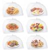 Homealexa Coprivivande a Rete Pieghevole Anti Insetti Set 6 Pz Copri Alimenti Copertura Tende Ombrello per Cibi Protezione in Rete a Maglia per Barbecue Picnic Resistente a Zanzare Mosche 44x44x30 cm