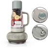 Ninja BlendBoss Blender con bicchiere portatile, frullatore personale con bicchiere da viaggio rimovibile, 3 modalità preimpostate automaticamente, Stone DB351UKST