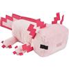 Mattel Minecraft - Axolotl, morbido peluche da 20 cm del personaggio del videogioco, design iconico e tessuti misti, tutti da collezionare, giocattolo per bambini, 3+ anni, HBT42