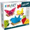 Liscianigiochi Lisciani - Kids Art - Origami Lab - Kit Origami per bambini dai 7 anni - 105 fogli origami colorati - Manuale illustrato con istruzioni di piegatura - 4 supporti in legno per esporre le creazioni