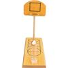 Naroote Gioco di Basket da Tavolo in Legno Divertente Giocattolo da Tiro con Cerchio per per Bambini, Materiale Ecologico, per L'interazione Genitore-Figlio