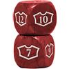 Ultra Pro Deluxe 22MM Mountain Loyalty Dice Set with 7-12 for Magic: The Gathering