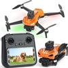 Holy Stone Drone GPS Pieghevole Professionale Schermo FPV Volo 22 Minuti Motore Brushless