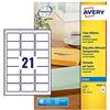 Avery J8560-10 - Etichette (per stampante a getto d'inchiostro), trasparenti