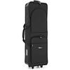 gear4music Custodia per tastiera leggera con ruote 76 tasti di Gear4music | Custodia semirigida a ruote per tastiere 76 tasti, tessuto robusto con profilo, tre tasche zippate