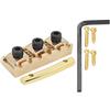 UPALDHOU Chiave a Vite per Barra di Fissaggio della Paletta per Dado di Bloccaggio della Corda della Chitarra Elettrica per Ponte in Acero per Chitarra (Oro (GE98