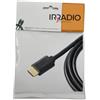 IRRADIO Cavo HDMI - V1.4b - 4K Ultra HD - serie Silver - 3mt.- Irradio (unità vendita 1 pz.)