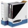 BANKERS BOX Portariviste Bankers Box System - 7,8 x 31,1 x 25,8 cm - bianco-blu - Fellowes (unità vendita 10 pz.)