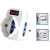 MKC Adattatore rotante con interruttore - 2 prese bipasso 2P+T 10-16A + 1 presa Schuko - MKC (unità vendita 1 pz.)