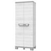 TERRY Armadio CAB2680 sequoia - 2 ante - 68 x 39 x 172 cm - plastica - grigio - Terry (unità vendita 1 pz.)