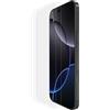 Belkin ScreenForce TemperedGlass Vetro Temperato per iPhone 16 Pro Max, durezza 9H, antigraffio, include un supporto per un'applicazione senza bolle, pellicola per iPhone 16 Pro Max, 2 pezzi