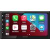 KENWOOD DMX6523DABS AV Mechless 6,8 WSVGA, DAB+, CarPlay/Android Auto wireless/cavo, Wireless Mirroring 2-Way, Bluetooth, Ingresso retrocamera - Nero
