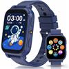 pmstuy Smartwatch Bambini, 1.83 Orologio per Bambino Bambina con Contapassi, Monitor del Sonno, 18 Giochi, Sveglia, Impermeabile IP68 Fitness Tracker, Smartwatch per Bambini Regali per Ragazze e Ragazzi