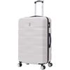 CELIMS - Valigia Rigida Grigio XL 75cm da Stiva | Lucchetto ABS | Trolley 4 Ruote