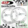 Sip CERCHIO TUBELESS COPPIA CERCHI PER LAMBRETTA LI 125 150 TV 175 200 SPECIAL DL GP