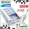 Piaggio CANDELA NGK CR8EB KIT ACCENSIONE CONFEZIONE DA 10 PASSO LUNGO MOTO SCOOTER QUAD