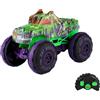 Hot Wheels Monster Trucks - Wreckin' Wolf R/C, veicolo Mutant Chaos radiocomandato in scala 1:15, pneumatici da fuoristrada e sistema On-Command per acrobazie e impennate, JMM77