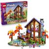 LEGO Friends Baita nella Foresta Autunnale - Miniatura da Costruire di Casa Giocattolo con 4 Mini Bamboline, 2 Animali Domestici e Accessori - Regalo di Compleanno per Bambine da 9 Anni in su - 42705