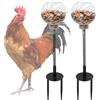 Dnoifne Set 2 Giochi per Polli con Alimentatore Oscillante, Giocattoli Enrichment per Galline, Gioco Slow Feeder, Accessori per Pollaio, Adatto a Polli, Anatre e Pappagalli