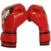 Generisch Guanti da boxe per ragazzi, guanti da allenamento in pelle ecologica in poliuretano, resistenti per sacco da sparring, 17 x 25 cm, vestibilità sicura e assorbimento degli urti, ideali per la palestra