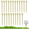Genérico Tee in bambù di lunghezza professionale, confezione da 100 magliette in bambù, riduce l'attrito Side Spin, più stabile, forniture da golf (diverse misure disponibili)