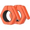 YTFEEHCX Collari magnetici for bilanciere con Spin Lock, Morsetti a sgancio rapido for stacco e Trap Bar(Orange Metal)