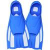 Generico Pinne galleggianti in silicone for nuoto, snorkeling, immersioni, allenamento, scarpe da corte, taglia viaggio for adulti(Blue,XS(35-36))