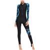 GSXLZ Muta Uomo Mute da sub da donna Mute subacquee complete for donne Snorkeling Surf Nuoto Manica lunga Mantieni caldo for sport acquatici(Black,S)