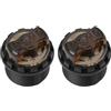 eMagTech Manopola di regolazione per forcella anteriore della bicicletta, M26 x 1,5, compatibile con SR Suntour CR8V V2 V3 V4 XCT V3 V4 SF18 XCE